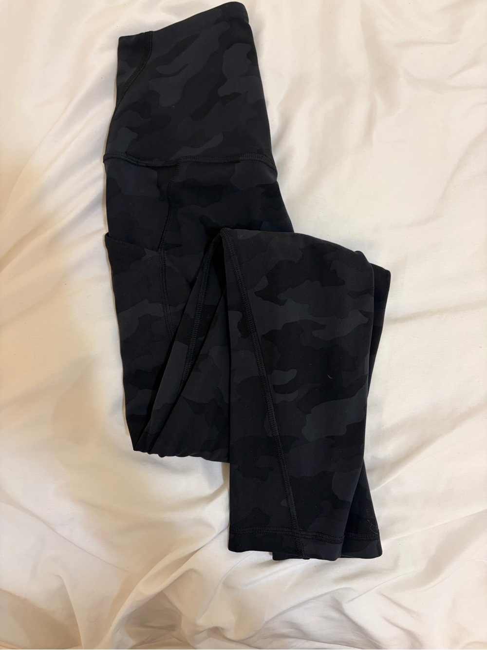lululemon athletica Black Camo Leggings